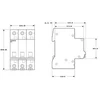 „Siemens“ modulinis jungiklio skyriklis 100A 3P 400V (5TL1391-0)