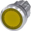 Siemens 22 mm geltonos spalvos mygtukas su apšvietimu IP69k Sirius ACT (3SU1051-0AB30-0AA0)