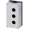 Siemens 3 skylės dėklas 22mm juodai pilka M20 (3SU1803- 0AA00- 0AB1)