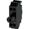 Siemens Lempos lizdas su geltonu LED 24V AC/DC korpuso tvirtinimo spyruoklinėmis jungtimis SIRIUS ACT 3SU1401-2BB30-3AA0