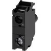 Siemens lempos lizdas su raudonu LED, 24–230 V AC/DC, montuojamas priekyje (3SU1401-1BH20-1AA0)