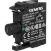 Siemens Žibinto lizdas su žaliu šviesos diodu 24-230V AC/DC priekinis montavimas Sirius ACT (3SU1401-1BH40-1AA0)