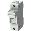 Siemens Saugiklių lizdas cilindriniams saugikliams 14x51mm 50A 1 poliaus. DIN bėgeliui 3NW7111