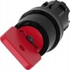 Siemens Raktinis jungiklis OMR 22mm apvali plastikinė spyna Nr.73037 raudona su 2 raktais 2-pos 3SU1000-4FF01-0AA0