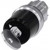 Siemens Jungiklis su raktu 22mm apvalus blizgus metalinis spyna Nr.SSG10 2 poz. O-Ir monost. pradžios kampas 90 laipsnių 3SU1050-5BF11-0AA0