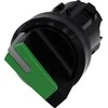 Siemens Jungiklis su apšvietimo parinktimi 22 mm apvalus plastikinis juodas/žalias kr rašiklis 2 padėtys o-i 3SU1002-2BF40-0AA0