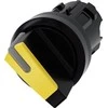 Siemens Jungiklis su apšvietimo parinktimi 22 mm apvalus plastikinis juodas/geltonas kr rašiklis 2 padėtys o-i 3SU1002-2BF30-0AA0