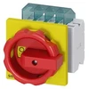 Siemens Pagrindinis/avarainis jungiklis 3 padėčių su pagalbiniais kontaktais 1NO+1NC 7,5kW AC23 5,5kW AC-3 (3LD2003-1TP53)