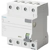 Siemens SENTRON liekamosios srovės grandinės pertraukiklis A tipas IN=25A 3+N 30MA 400V 4MM N kairėje