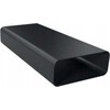 Siemens Siemens flat duct piece HZ9VDSM1, 50cm, pipe (juodas, straight, male)
