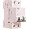 Siemens 5SL6202-7 grandinės pertraukiklis 2P C 2A 6kA AC 5SL6202-7