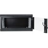 „NetRack“ spintelė, prie sienos montuojama serverio spintelė, RACK 19 4U, 400 mm, ECO-Line*, juoda