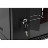 „NetRack“ spintelė, prie sienos montuojama serverio spintelė, RACK 19 4U, 400 mm, ECO-Line*, juoda