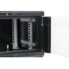 „NetRack“ spintelė, prie sienos montuojama serverio spintelė, RACK 19 4U, 400 mm, ECO-Line*, juoda