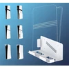 Sieninis laikiklis, skirtas „Sony Play Station 5 Ps5 Digital Disc Slim Pro“ / „JYS-p5226-v2“ / baltas