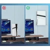 Sieninis laikiklis, skirtas „Sony Play Station 5 Ps5 Digital Disc Slim Pro“ / „JYS-p5226-v2“ / baltas