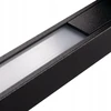 Sieninis šviestuvas Kanlux LED linijinis fasadinis šviestuvas YALTE S 06 8W WW-B 350lm 3000K šilta spalva IP54 reguliuojamas kampas 330 laipsnių juodas 38891