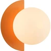 Sieninis šviestuvas Kinkiet Italux Italux Nauti WL-37482-OR kinkiet lampa ścienna 1x25W G9 oranžinė/balta