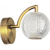 Sieninis šviestuvas Kinkiet Light Prestige Light Prestige Diamond LP-2202/1W GD kinkiet lampa ścienna modern kula ball 1x5W LED 3000/4000/6000K CCT auksinė/transparentny