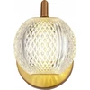 Sieninis šviestuvas Kinkiet Light Prestige Light Prestige Diamond LP-2202/1W GD kinkiet lampa ścienna modern kula ball 1x5W LED 3000/4000/6000K CCT auksinė/transparentny