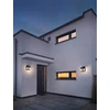 Sieninis šviestuvas LTC Lampa sieninė saulės energijos LED COB 10W 1200lm, judesio jutiklis, nuo sutemų, akumuliatorius 1800mAh IP54 (ABS)