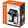 Sieninis šviestuvas LTC Lampa sieninė saulės energijos LED COB 10W 1200lm, judesio jutiklis, nuo sutemų, akumuliatorius 1800mAh IP54 (ABS)