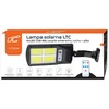 Sieninis šviestuvas Kinkiet LTC Lampa solarna LTC 4x LED COB,4W su judesio jutikliu,zmierzchu , pilot su akumulatorem 1200mAh