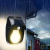 Sieninis šviestuvas LTC LTC Solinė sieninė lempa COB 5W, 600lm, judesio ir prieblandos jutiklis, akumuliatorius 1800mAh (ABS)