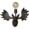 Lucide sieninis šviestuvas EXTRAVAGANZA MOOSE 47209/01/30 Lucide dizainerio LUMINAIRE sieninis šviestuvas dekoratyvinis briedis, juodas
