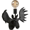 Lucide sieninis šviestuvas EXTRAVAGANZA MOOSE 47209/01/30 Lucide dizainerio LUMINAIRE sieninis šviestuvas dekoratyvinis briedis, juodas