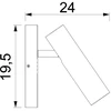 „Luminex Movable Axion 4445“ sieninis šviestuvas