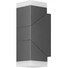 Orno MORPH LED 12W, dvigubas fasadinis šviestuvas, 1100lm, IP54, 4000K, pilkas
