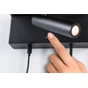 Paulmann sieninis šviestuvas JERIK LED 2,4W 3-STEP DIM 160lm 3000K USB-C 230V su jungikliu Juodas matinis / metalas