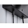 Paulmann sieninis šviestuvas JERIK LED 2,4W 3-STEP DIM 160lm 3000K USB-C 230V su jungikliu Juodas matinis / metalas