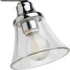 Sieninis šviestuvas Kinkiet Rabalux Szklana lampa ścienna Antoine industrial kinkiet do łazienki chrom