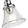 Sieninis šviestuvas Kinkiet Rabalux Szklana lampa ścienna Antoine industrial kinkiet do łazienki chrom