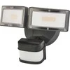 SU-MA Sieninis šviestuvas B56EF LED fasado sieninis šviestuvas IP54 juodas B56EF Duo 6556-PIR