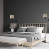 Sieninis šviestuvas Kinkiet TK Lighting Klasyczny kinkiet do sypilani Chicago 4186 TK Lighting lniany abażur juoda