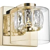 „Zumaline“ sieninis šviestuvas GEM auksinis LED sieninis šviestuvas W0389-01A-F7AC