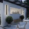 Sieninis šviestuvas LVT LVT Lara 1576 lauko sieninis šviestuvas sieninis šviestuvas 1x45W LED 4000K juodas