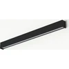 Sieninis šviestuvas Nowodvorski Metalinė sieninė juostelė „Straight Wall“ 7594 minimalistinė juoda