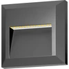 Orno KIBO LED 1W, fasado šviestuvas, 80lm, IP65, 4000K, kvadratinis, pilkas