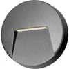 Orno SLIGO LED 3W, fasado šviestuvas, 240lm, IP65, 4000K, apvalus, pilkas