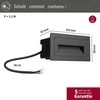 Sieninis šviestuvas Paulmann Sieninės lempos fasado šviestuvas 230V OWŚ Ilgas 4W IP44 3000K 103x62 mm Aliuminis
