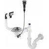 Sifonas granitinėms plautuvėms Deante Space-Saver ZXY_9982, Steel