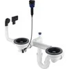 Sifonas granitinėms plautuvėms Deante Space-Saver ZXY_N973, Nero