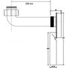 Sifonas McAlpine 5 / 4 "DN50 su chromo plėtiniu (DN- CB)