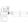 Sifonas McAlpine butelis 5 / 4 "DN32 su balta aeracija (5130PF)