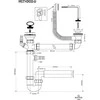 Sifonas McAlpine dvigubas 1,5 "(HC7 + DO2-U)
