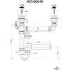 Sifonas McAlpine dvigubas 1,5 "(HC7 + DO2-W)